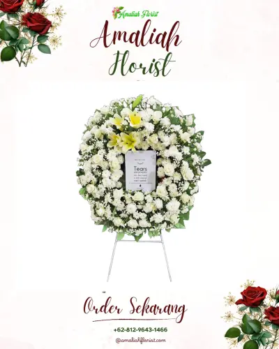 Krans Bunga Duka Cita di Candiwulan